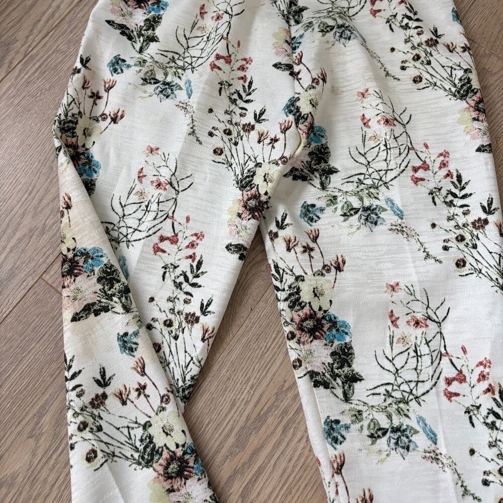 Lucy Paris Floral Cropped Pants